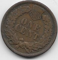 Etats Unis - 1 Cent 1898 - TTB - 1859-1909: Indian Head