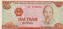 VIETNAM 200 DONG 1987 P-100c UNC - Vietnam