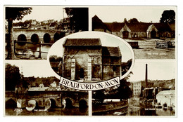 Ref 1452  - 1959 Real Photo Multiview Postcard - Bradford-on-Avon Wiltshire - Andere & Zonder Classificatie