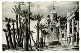 Ref 1452  - 1956 Monte Carlo Monaco Postcard Used With Italy Stamp - Monaco Cachet - Casino