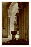Ref 1453 - Judges Real Photo Postcard - The Font - Norwich Cathedral - Norfolk - Norwich