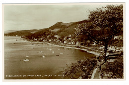 Ref 1453 - Real Photo Postcard - Tighnabruaich From East - Kyles Of Bute  Argyllshire Scotland - Argyllshire