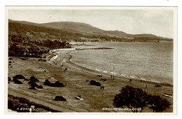 Ref 1453 - Real Photo Postcard - Broomfields Largs - Ayrshire Scotland - Ayrshire