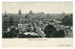 Ref 1454 - 2 X Early Postcards - Oxford From Magdalen Tower & Magdalen College - Oxford