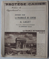 Protège-cahier, La France Pittoresque Paris, Pharmacie Laget à Clermont (Oise) - Protège-cahiers