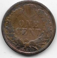 Etats Unis - 1 Cent 1882 - TTB - 1859-1909: Indian Head