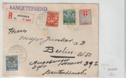 (A443.4) Enveloppe  Met NVPH 199-202 Groningen -> Berlijn 2-12-1926  CW 150,- - Briefe U. Dokumente