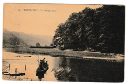 BOUILLON  SEMOIS CHATEAU KASTEEL PASSAGE D'EAU BARQUE ANIMEE N°65 - Bouillon