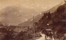 1896 Photo Ancienne La Route Vers Pralognan La Vanoise Savoie - Places