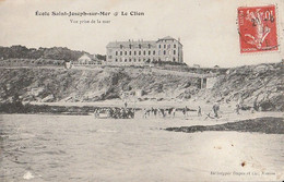 PORNIC - Ecole Saint Joseph Sur Mer - Le Clion  Vue Prise De La Mer. - Pornic