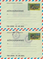 NOUVELLE CALEDONIE - AEROGRAMME YT N°7 ** + YT 7 Obl CàD Noumea 22/8/79 - Cote 135€ - LE PILOU - Aérogrammes