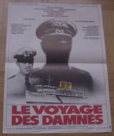 AFFICHE CINEMA ORIGINALE FILM LE VOYAGE DES DAMNES DUNAWAY WELLES MASON 1977 LANDI BATEAU PAQUEBOT GUERRE 39-45 - Affiches & Posters