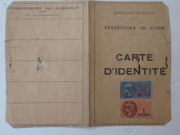 Carte D'identité De Budin René Né Le 20 Avril 1898 à St Juste En Chaussée (60). - Sin Clasificación
