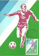 Carte Maximum - Bulgarie - Futebol Football Soccer Coupe 1975 - Storia Postale