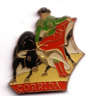 C18 Pin's Vache Tauromachie Corrida Feria Toro Achat Immédiat - Bullfight - Corrida