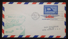 UNITED NATIONS N.Y, Circulated Cover  « Aviation », 1959 - Posta Aerea