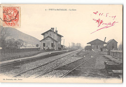 CPA 27 Ivry-la-Bataille - La Gare - Ivry-la-Bataille
