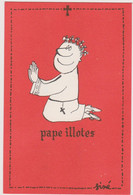 SINE  - Ed IA Paris  - Humour  Serie Pape Pape Illotes - Coiffure En Papillote  -   CSPM  10,5x15  TBE Neuve - Sine