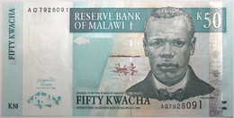 Malawi - 50 Kwacha - 2003 - PICK 45b - NEUF - Malawi