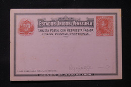 VENEZUELA - Entier Postal Avec Repiquage Commercial De Paris D'un Négociant En Timbres Postes Au Verso - L 86296 - Venezuela