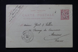 ALEXANDRIE - Entier Postal Type Mouchon De Alexandrie Pour Yvert Et Tellier à Amiens En 1905 - L 86298 - Briefe U. Dokumente