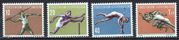 Liechtenstein 1956 Y&T N°304 à 307 - Michel N°342 à 345 *** - Différentes épreuves Sportives - Neufs