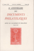 Revue De L'Académie De Philatélie - Documents Philatéliques N° 80  - Avec Sommaire - Philatélie Et Histoire Postale