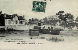 Andernos-les-Bains Chalets Sur Les Bords De La Plage Circulée En 1909 - Andernos-les-Bains