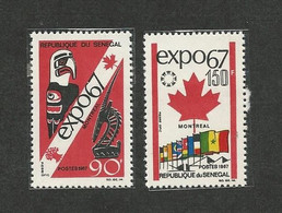 SENEGAL ***NEW PRICE***-MONTREAL EXPO1967; EAGLE;ANTELOPE; MAPLE LEAF - 1967 – Montreal (Kanada)