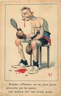 Themes Div-ref FF977- Illustrateurs -illustrateur Mich -edition Sid - Sport - La Boxe - Boxeur - Boxing - Chien - - Mich