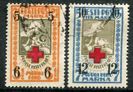 ESTONIA 1926 Red Cross Used.  Michel 60-61 - Estonie