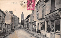 Houilles         78          Rue De L'église   Commerces : Horlogerie Et Crémerie    A.C 19 .       (voir Scan) - Houilles