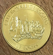 37 CITÉ ROYALE DE LOCHES LE LOGIS MDP 2016 MEDAILLE SOUVENIR MONNAIE DE PARIS JETON TOURISTIQUE MEDALS COINS TOKENS - 2016