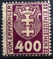 DANTZIG                         Taxe 12                       NEUF* - Postage Due