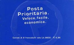 93932) ITALIA-Posta Prioritaria (8 Esemplari Da 1200 L.) - LIBRETTO - 14 Giugno 1999 Serie In Dettaglio-MNH** - Carnets
