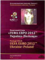 Ukraine 2012 . UEFA EURO 2012. S/S: 62.55 + Cover.   Michel # BL 94  MH - Ukraine