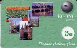 ECONOPHONE : NED001 25 NLG Views From Netherlands USED - Cartes GSM, Prépayées Et Recharges
