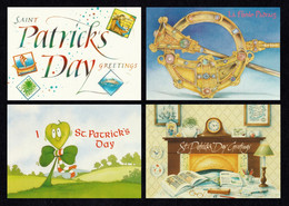 IRELAND 1992 St Patrick's Day: Set Of 4 Pre-Paid Postcards MINT/UNUSED - Entiers Postaux