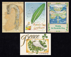 IRELAND 1993 St Patrick's Day: Set Of 4 Pre-Paid Postcards MINT/UNUSED - Interi Postali