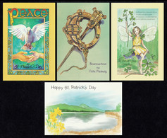 IRELAND 1999 St Patrick's Day: Set Of 4 Pre-Paid Postcards MINT/UNUSED - Postwaardestukken