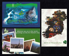 IRELAND 2004 St Patrick's Day: Set Of 3 Greeting Cards With Pre-Paid Envelopes MINT/UNUSED - Enteros Postales