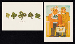 IRELAND 2005 St Patrick's Day: Set Of 2 Greeting Cards With Pre-Paid Envelopes MINT/UNUSED - Postwaardestukken