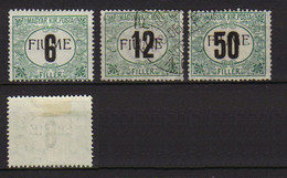 ITALY 1918 FIUME Postage Due Overprinted Mint/Used  (Sa.1/3) - Fiume & Kupa