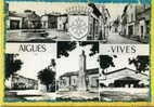 CPSM 317 Aigues Vives   Gard - Multivues Blason Cim N° 2c - Aigues-Vives