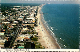 South Carolina Myrtle Beach Looking North Along The Strand From Pavilion Area - Myrtle Beach