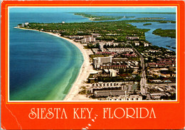 Florida Siesta Key Aerial View 1988 - Sarasota