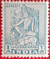 116.INDIA 1949 ARCHAEOLOGICAL SERIES 1AS STAMP BODHISATTVA  (DIE II) . MNH - Unused Stamps