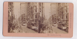 CP STEREO NEW YORK BROADWAY Tramways - Broadway