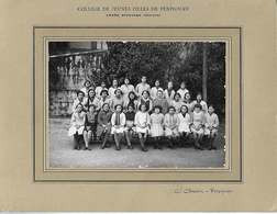 66 Perpignan Année Scolaire 1934-35 Collège De Jeunes Filles 21x27 Cm Editeur Chauvin Votre Grand-mère ? - Lugares