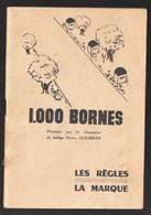 (jeux)  Règle Et Marque Du Jeu  1000 BORNES (PPP26788) - Jeux De Société